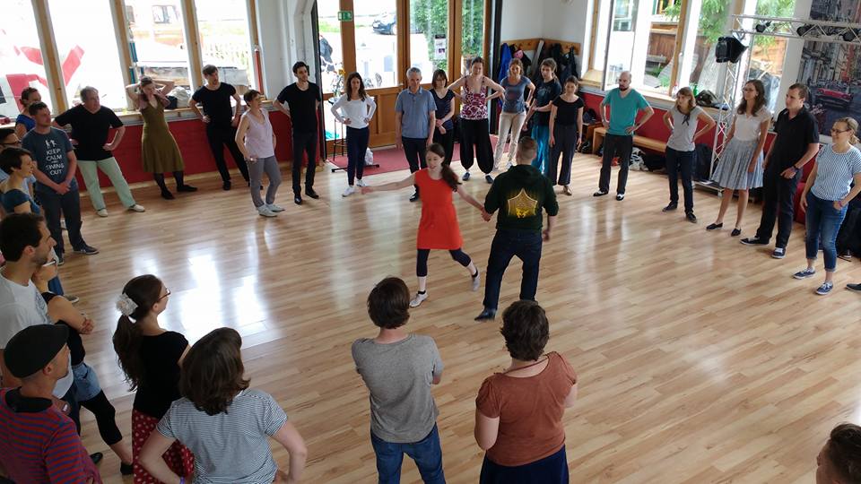 Teaching at the very lovely Lindy Corner in Freiburg